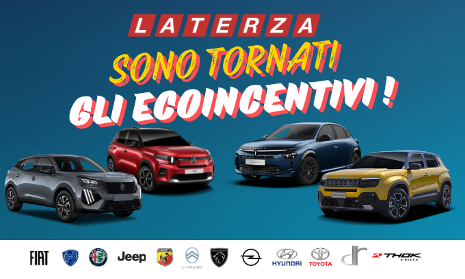 Concessionaria Laterza, anche a Settimo sono tornati gli ecoincentivi
