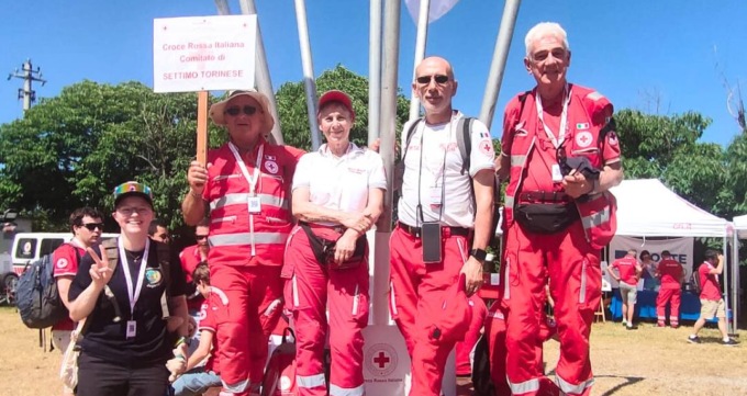 Fiaccolata della Croce rossa a Solferino: Settimo c’è!