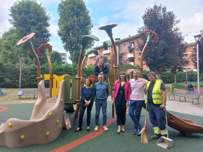 San Mauro: inaugurato il nuovo parco giochi in via Antonelli