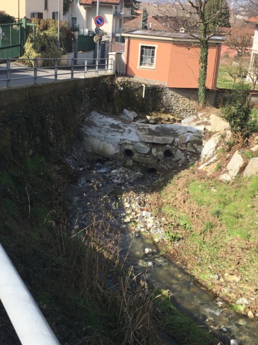 Intervento di pulizia  e manutenzione dei rii