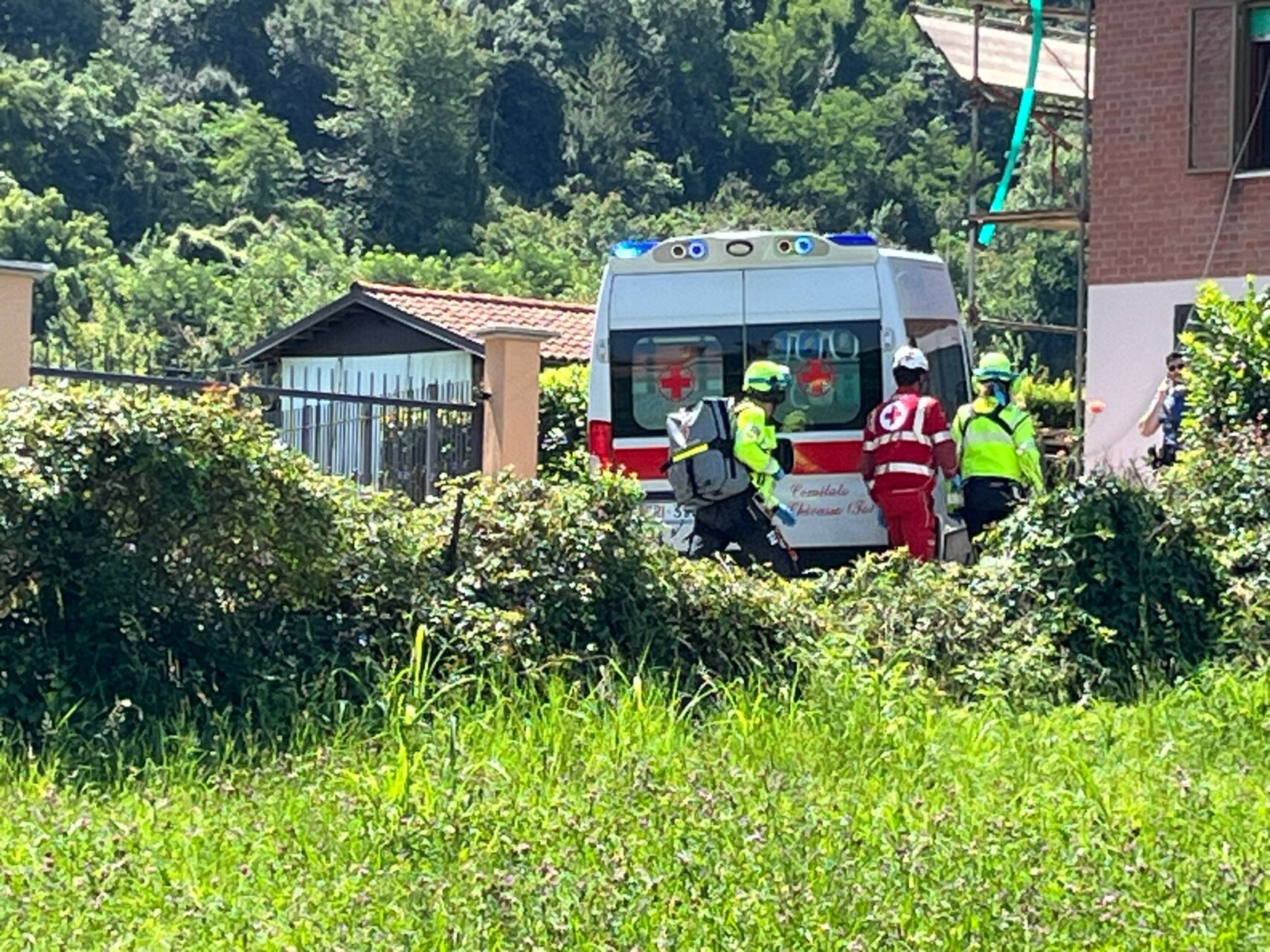 incidente operaio caduto san raffaele