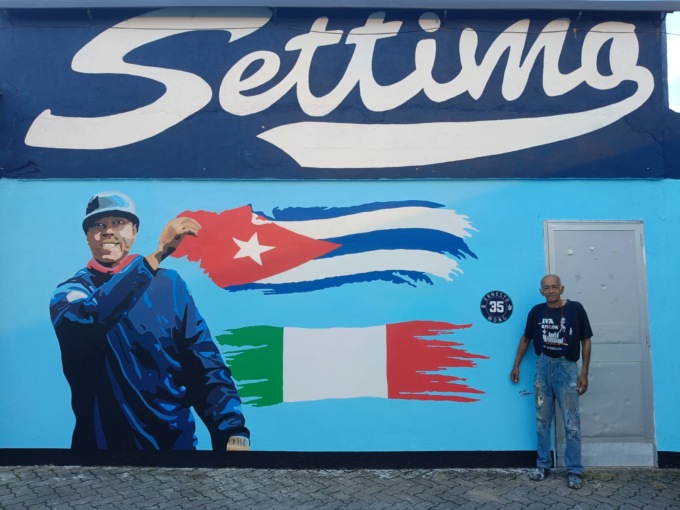 Un murales per ricordare Ernesto Wong
