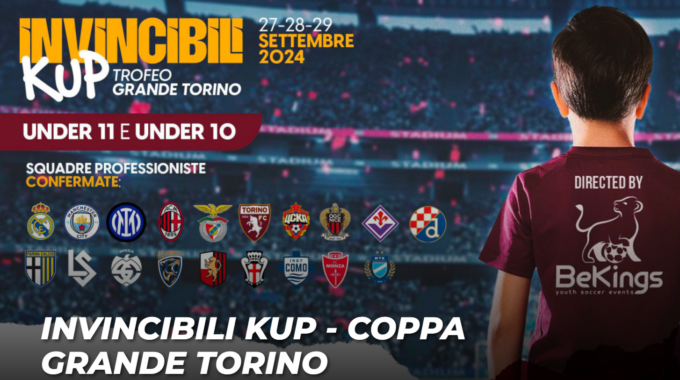 Invincibili Kup: anche Settimo e Gassino pronte a ospitare il torneo “Grande Torino”