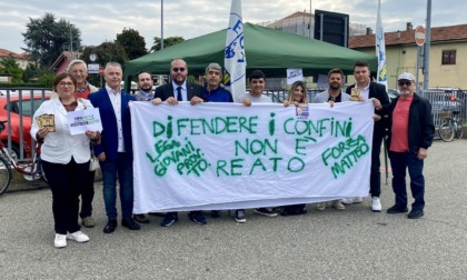 La Lega di Settimo scende in piazza per dire "sto con Salvini"