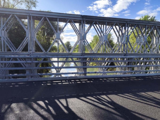 Venaria: lunedì 16 settembre apre il ponte provvisorio sul Ceronda