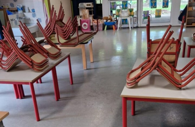 San Mauro: continua a piovere nella scuola Freinet