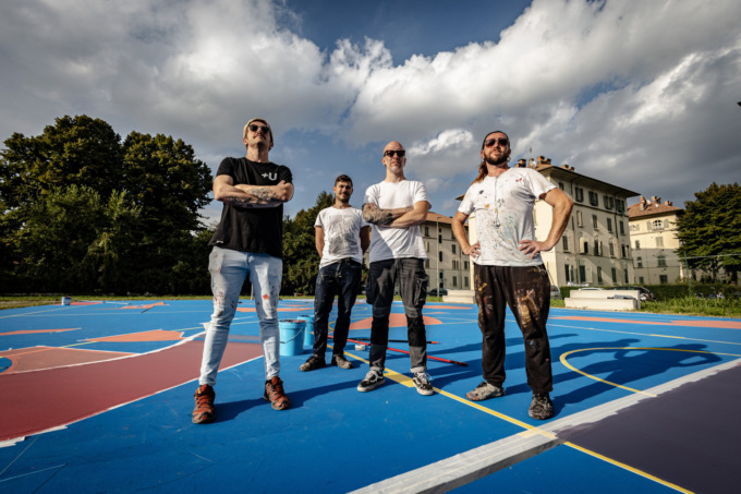 Alla Falchera inaugurata la nuova piastra per fare sport