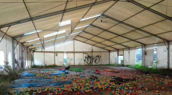 Il Comune di Settimo mette in vendita la tensostruttura dell’ex Rimbalzopoli