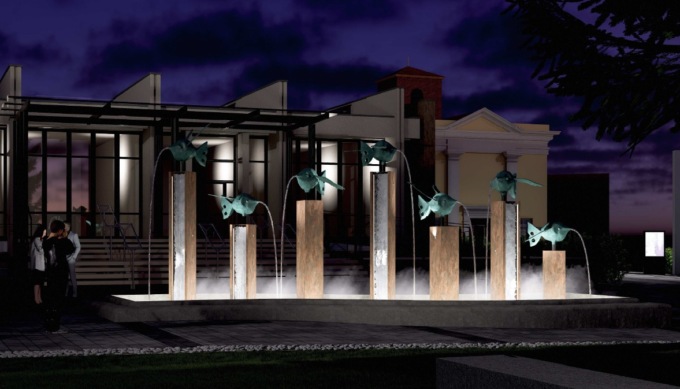 Settimo Torinese: la nuova piazzetta degli alpini tornerà ad avere una fontana