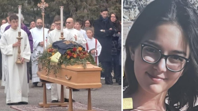 A San Mauro Torinese folla commossa per l’ultimo saluto alla giovane Martina