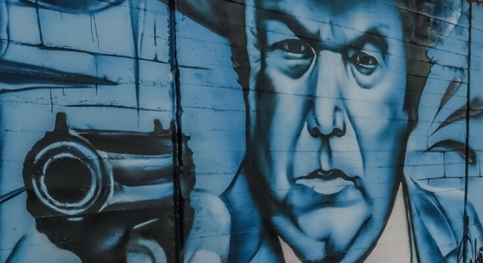 A Settimo tanti apprezzamenti per il murale dedicato a Lino Banfi