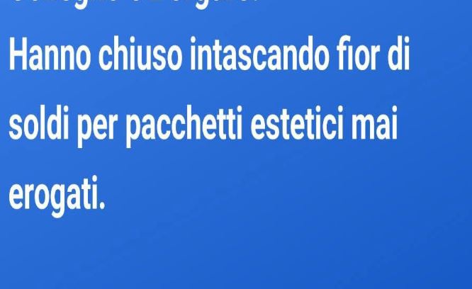 Il centro estetico chiude senza preavviso: clienti sul piede di guerra