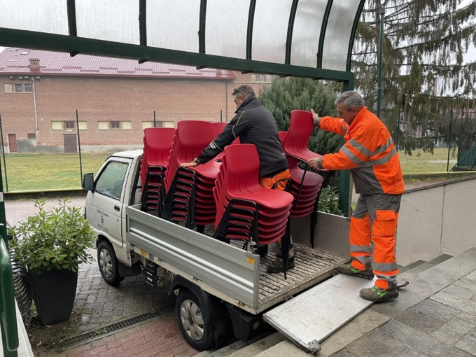Centro Primo Levi di Gassino: arrivate le nuove sedie