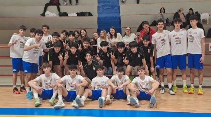San Mauro ha accolto la Nazionale giapponese U17 di volley