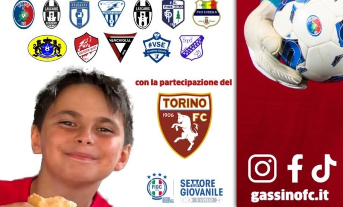 L’FC Gassino ricorda il suo Andrea con il primo “Torneo Vince”