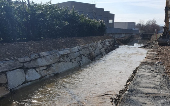 Bealera nuova, quasi ultimati i lavori per limitare gli allagamenti al Fornacino