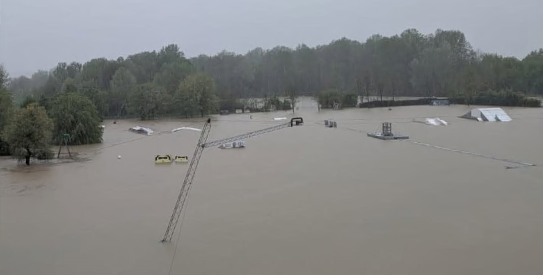 Settimo Torinese: dopo il maltempo al Wake park si fa la conta dei danni