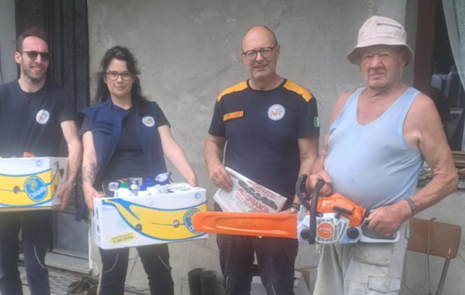 Rivalba, isolato dalla frana e vittima di un furto: la difficile settimana di Tony