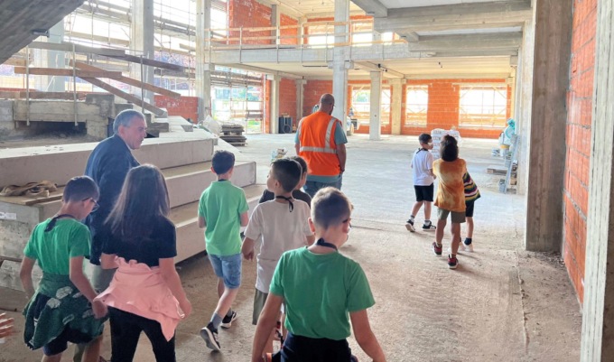 Nuova scuola di via Fantina: visita speciale degli alunni della Martiri della Libertà