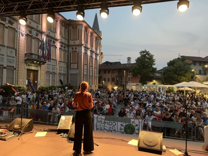 Settimo in piazza per Gaza: “Basta al massacro, basta alle guerre”