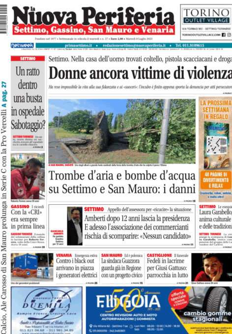 La Nuova Periferia è in edicola: cronaca, maltempo, emergenze e storie dal territorio