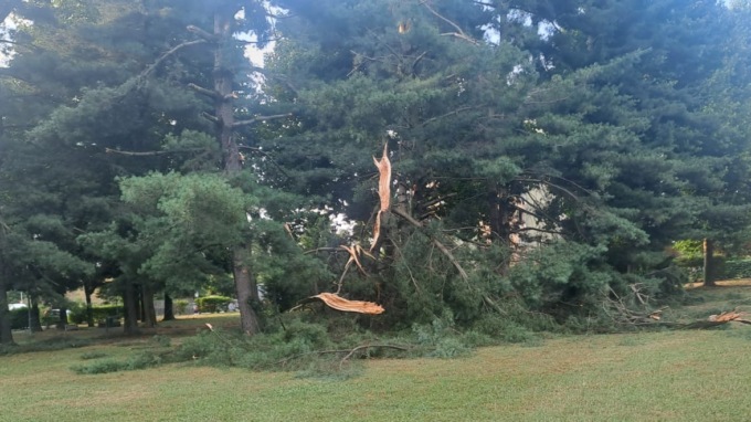 Tromba d’aria su Settimo Torinese: danni soprattutto al Borgo Nuovo
