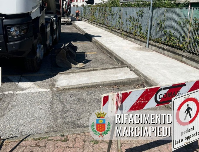Settimo, cantieri aperti in città: asfaltature e marciapiedi in rifacimento