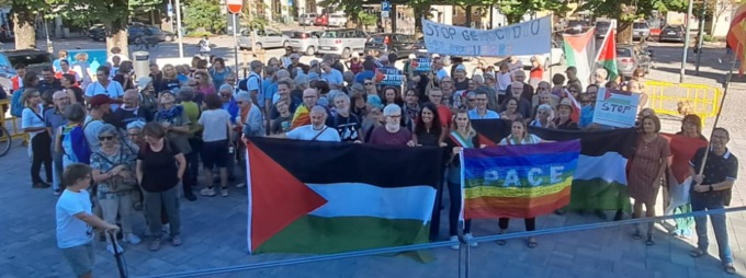 In marcia per Gaza: oltre 250 persone alla prima tappa