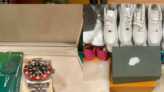 In casa aveva oltre 700 grammi di droga, una pistola e merce contraffatta