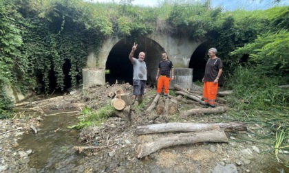 Gassino, completato l’intervento di pulizia del Rio di Valle Maggiore