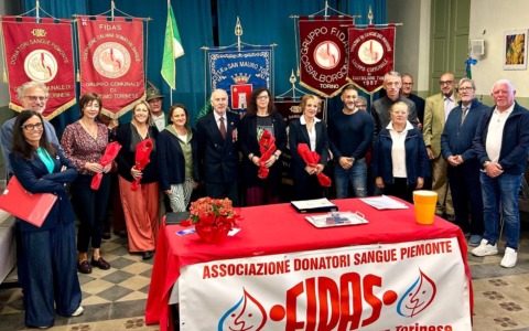 San Mauro celebra la Festa del Gruppo Fidas: premiati i donatori benemeriti