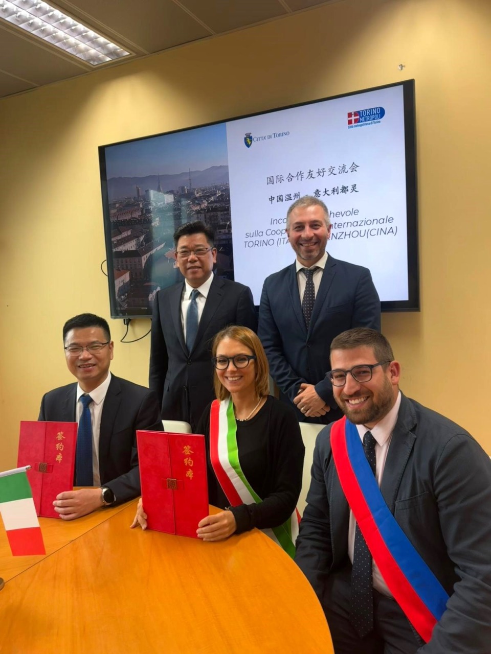 Settimo Torinese rafforza i legami di amicizia con la Cina