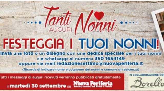 La Nuova Periferia celebra la Festa dei Nonni con i lettori