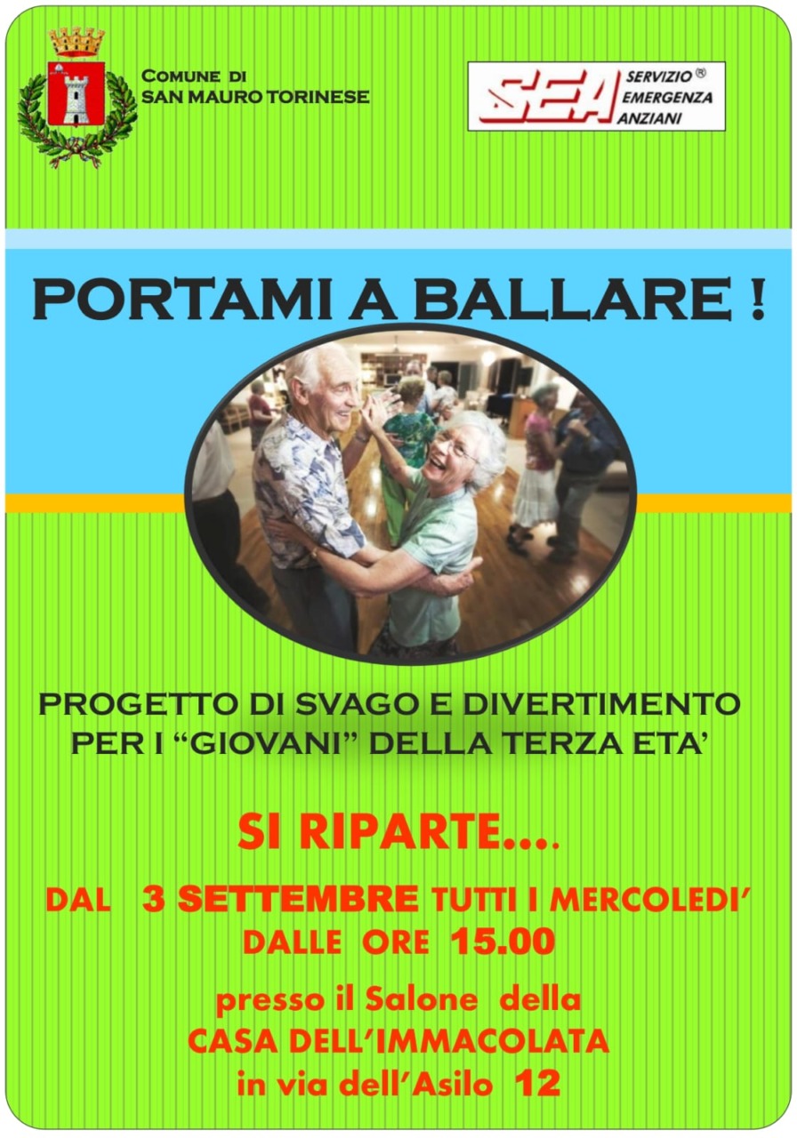 “Portami a ballare” riparte a San Mauro Torinese