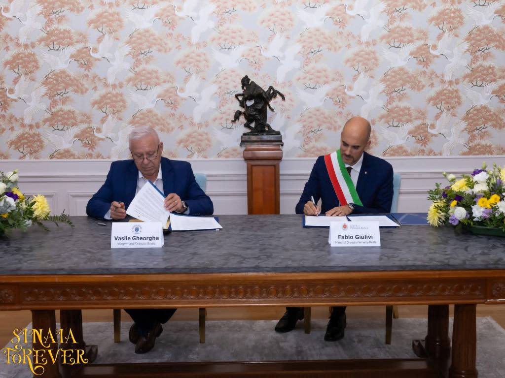 Venaria Reale e Sinaia (Romania) ufficialmente gemellate