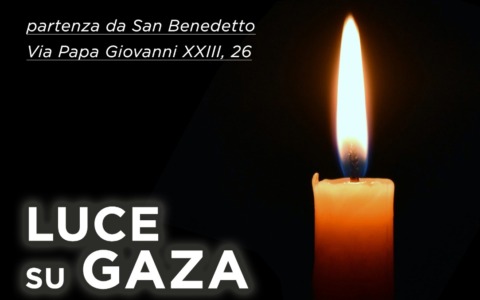 San Mauro, una fiaccolata silenziosa per le vittime di Gaza