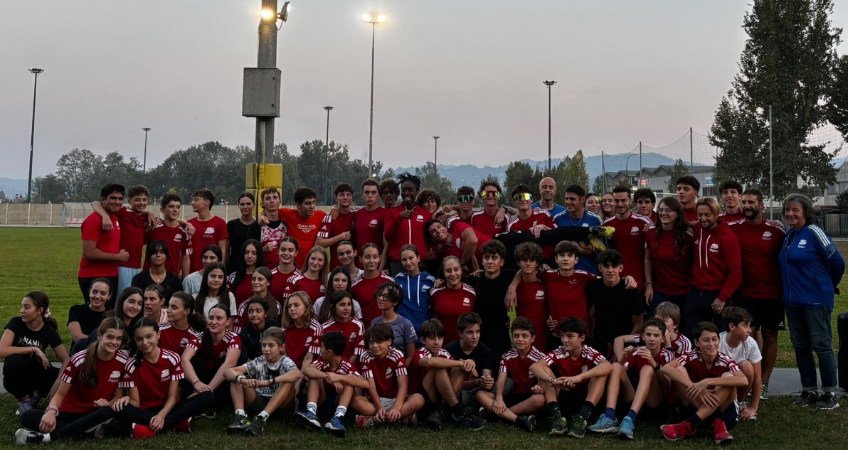 Festa in Sisport Settimo con Daisy Osakue: i giovani atleti celebrano il passaggio di categoria