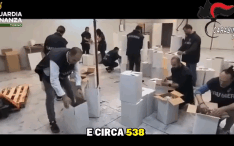 Sigarette di contrabbando: fabbriche clandestine tra Torino e Venaria e operai in condizioni di schiavitù