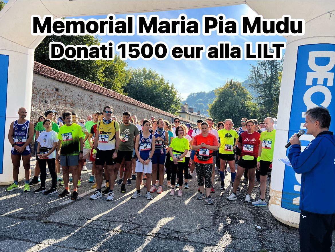 Memorial Maria Pia Mudu a Castiglione: raccolti 1500 euro per la LILT