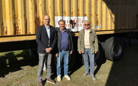 Da Castiglione parte un tir di solidarietà: aiuti per costruire un ospedale in Togo