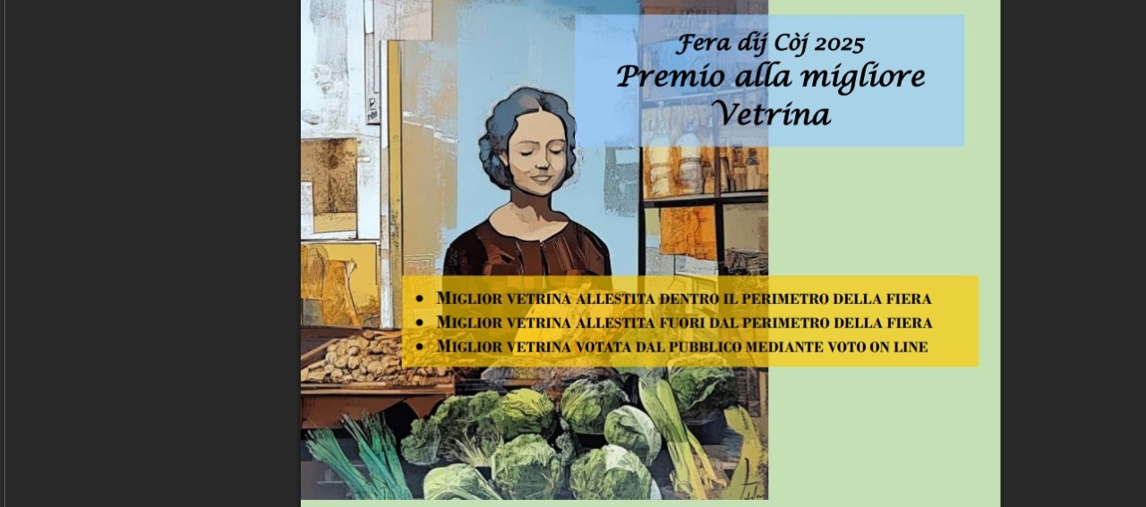 A Settimo in vista della Fera dij Còj 2025 torna il Premio alla miglior vetrina