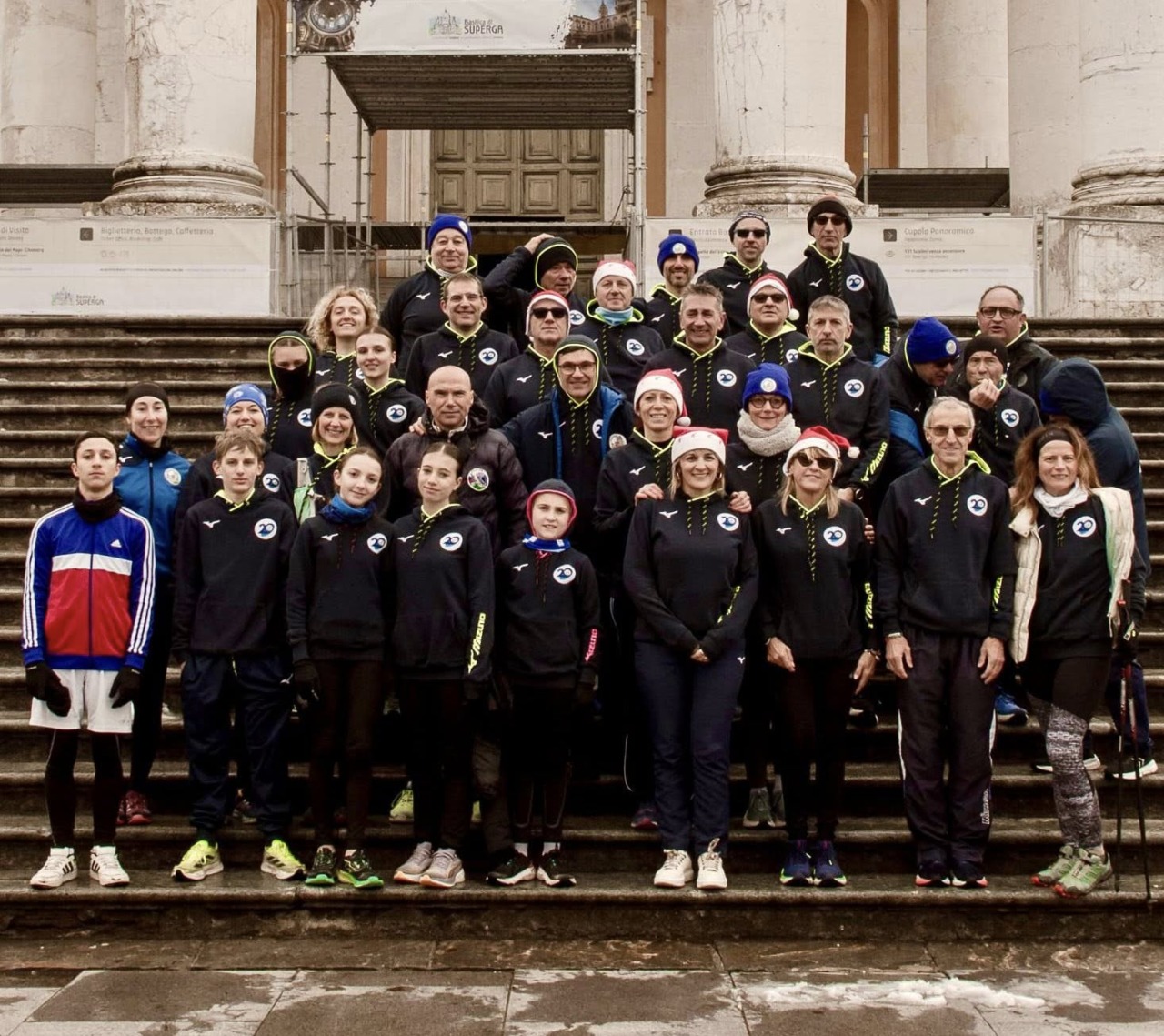 Atletica Settimese, allenamento speciale a Superga