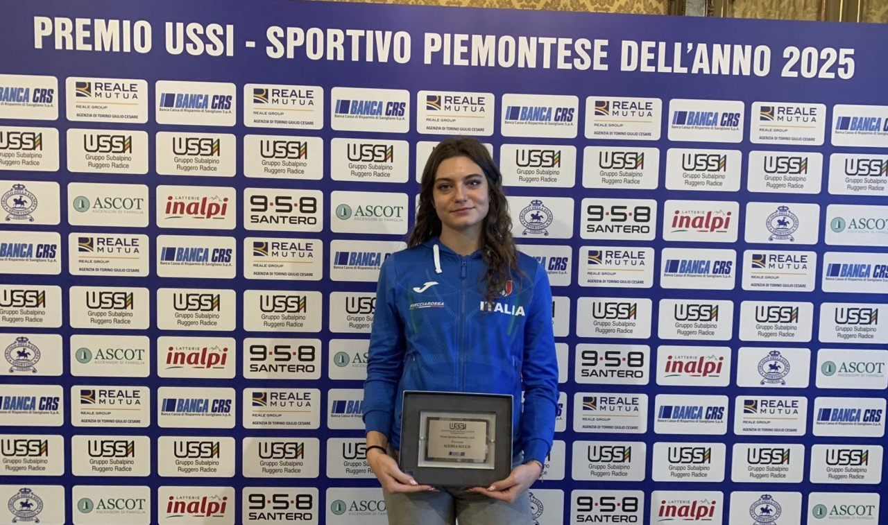 Atletica Settimese, Alessia Succo “sportiva piemontese dell’anno”