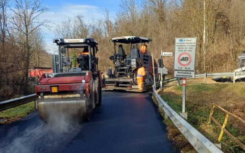 Gassino, conclusi in anticipo i lavori sulla Strada Provinciale 122