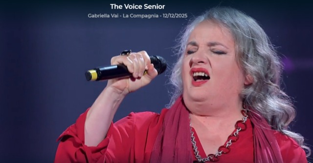 Gabriella Vai conquista la finale di The Voice Senior: Sciolze tifa per lei