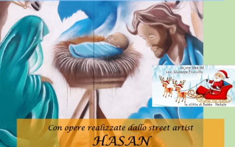 Natale al Parco Assietta: inaugurazione del presepe e opere di street art