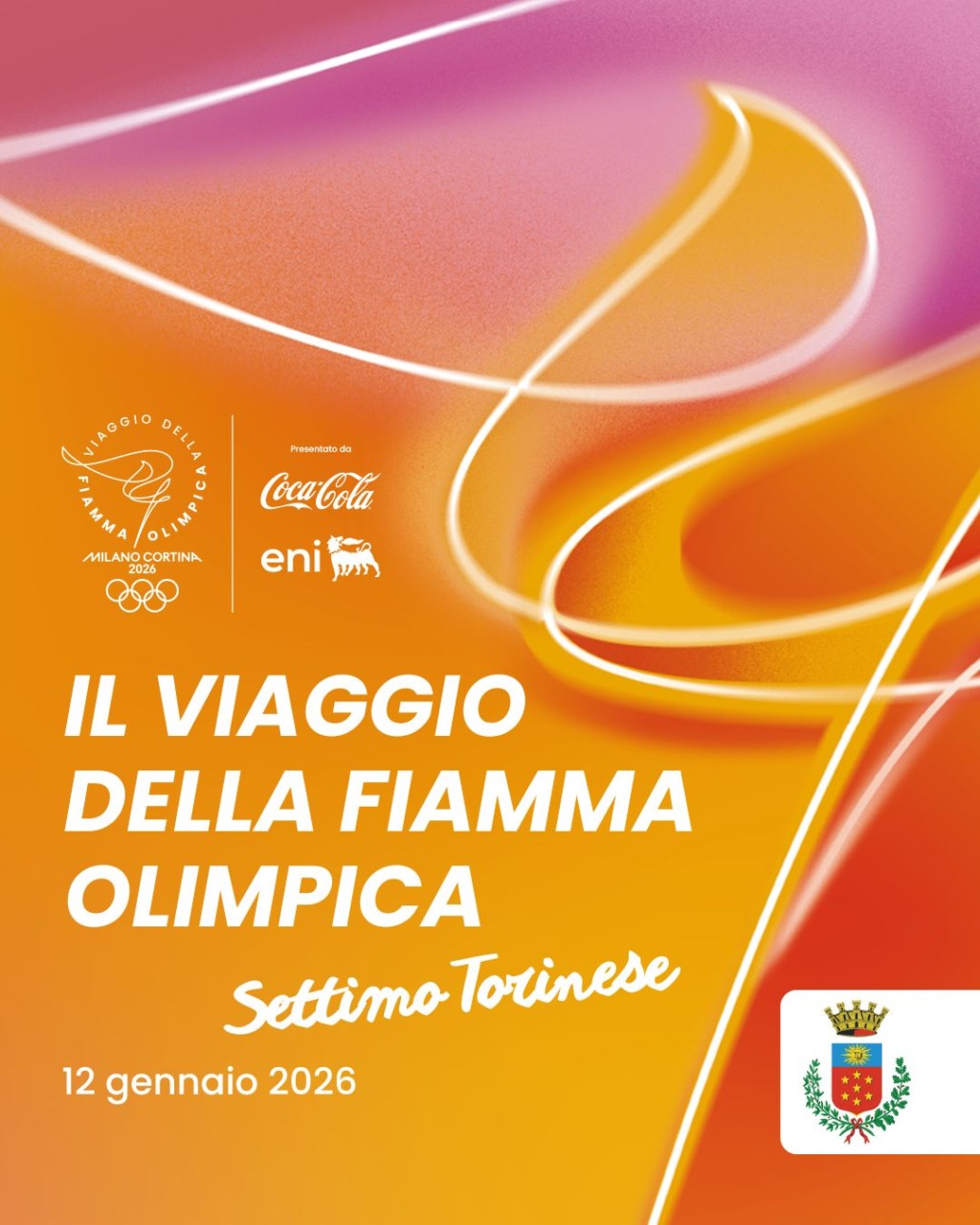 Settimo è pronta ad accogliere la Fiamma Olimpica di Milano-Cortina: tutti i dettagli