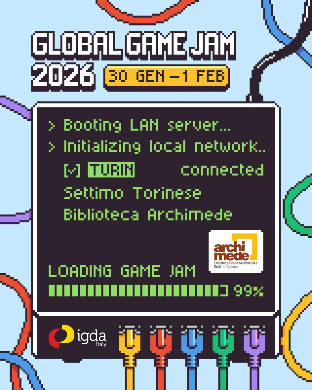 Torna in Biblioteca Archimede la Global Game Jam 2026