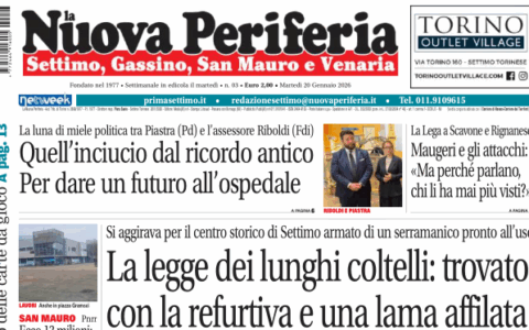 In edicola La Nuova Periferia di Settimo (e non solo) del 20 gennaio