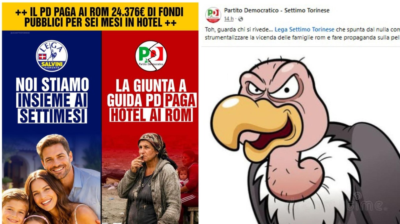 Polemica sull’accoglienza in hotel di una famiglia fragile dopo lo sgombero del campo di Via Moglia